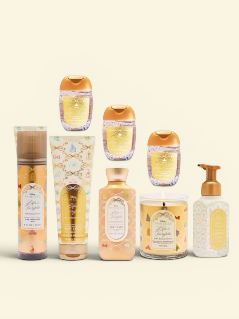 NEW 8X Disney Princess LIFE’S A FAIRYTALE Bath & Body Works Collection Bundle